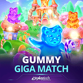 Gummy Giga Match candy grid slot art