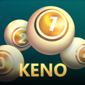 Keno number grid lottery card