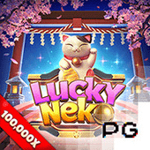 Lucky Neko waving cat slot icon
