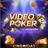 Video Poker five card draw screen